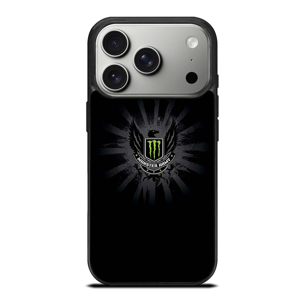 iPhone 17 Pro Max用モンスターズのiPhoneケース MONSTER ENERGY ARMY iPhone 17 Pro Case